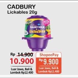 Promo Harga CADBURY Lickables 20 gr - Alfamart