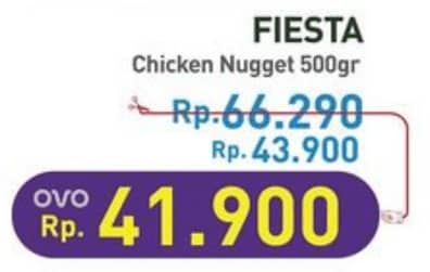 Promo Harga Fiesta Naget Chicken Nugget 500 gr - Hypermart