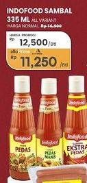 Promo Harga Indofood Sambal All Variants 335 ml - Carrefour