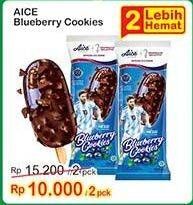 Promo Harga Aice Ice Cream Blueberry Cookies 60 gr - Indomaret