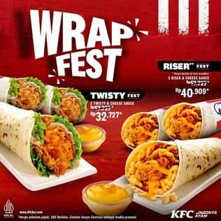 Promo Harga Wrap Fest  - KFC
