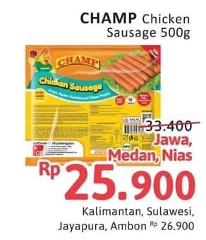 Promo Harga Champ Sosis Ayam 500 gr - Alfamidi