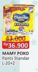 Promo Harga Mamy Poko Pants Xtra Kering L20+2 22 pcs - Alfamart