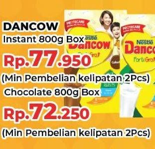 Promo Harga Dancow FortiGro Susu Bubuk Instant Cokelat 800 gr - Yogya