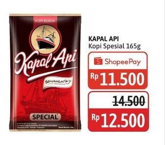 Promo Harga Kapal Api Kopi Bubuk Special 165 gr - Alfamidi