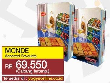 Promo Harga MONDE Favourite Assortment Cookies 575 gr - Yogya