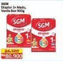 Promo Harga SGM Eksplor 1+ Susu Pertumbuhan Madu, Vanila 900 gr - Alfamart