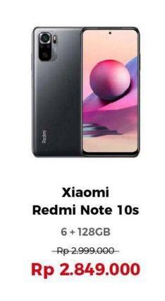 Promo Harga XIAOMI Redmi Note 10s 6 GB + 128 GB  - Erafone