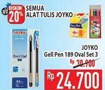 Promo Harga JOYKO Gel Pen per 3 pcs - Hypermart