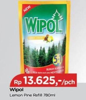 Promo Harga WIPOL Karbol Wangi Lemon, Classic Pine 780 ml - TIP TOP