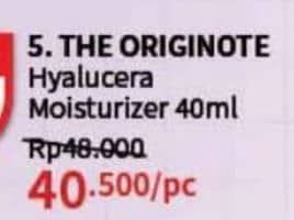 Promo Harga The Originote Moisturizer Hyalucera 50 ml - Guardian