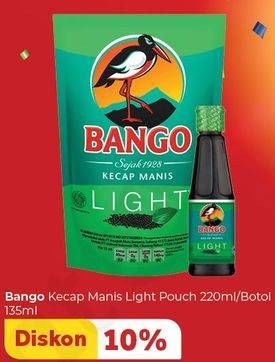 Promo Harga Kecap Manis Light Pouch 220ml / Botol 135ml  - Carrefour