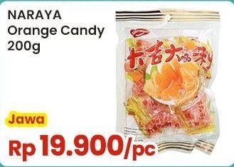 Promo Harga Naraya Candy Jelly Mandarin Orange 200 gr - Indomaret