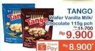 Promo Harga TANGO Wafer Vanilla Milk, Chocolate 115 gr - Indomaret