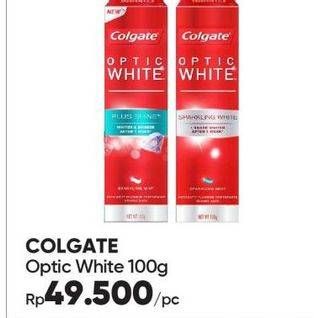 Promo Harga COLGATE Toothpaste Optic White 100 gr - Guardian