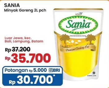 Promo Harga Sania Minyak Goreng 2000 ml - Indomaret