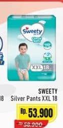Promo Harga Sweety Silver Pants XXL18 18 pcs - Alfamart