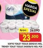 Promo Harga Softo/ Trendy Toilet Tissue  - Superindo