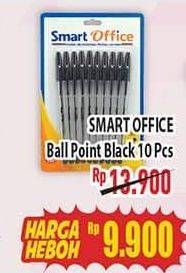 Promo Harga SMART OFFICE Balpoint 10 pcs - Hypermart
