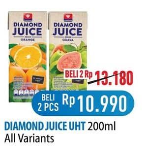Promo Harga Diamond Juice All Variants 200 ml - Hypermart
