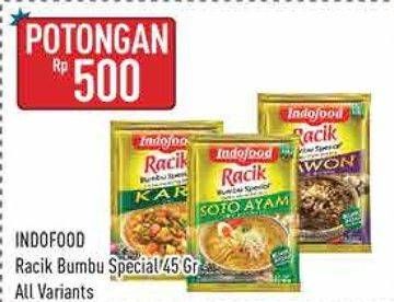 Promo Harga Indofood Bumbu Racik All Variants 45 gr - Hypermart