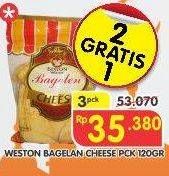 Promo Harga WESTON Bagelen Cheese 120 gr - Superindo