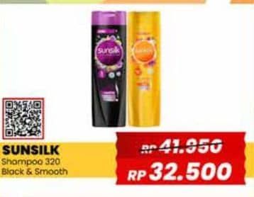 Promo Harga Sunsilk Shampoo Black Shine 340 ml - Yogya