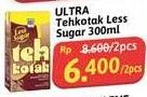 Promo Harga Ultra Teh Kotak Less Sugar 300 ml - Alfamidi