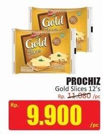 Promo Harga PROCHIZ Gold Slices 156 gr - Hari Hari