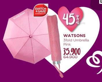 Promo Harga WATSONS Umbrella Folded  - Watsons