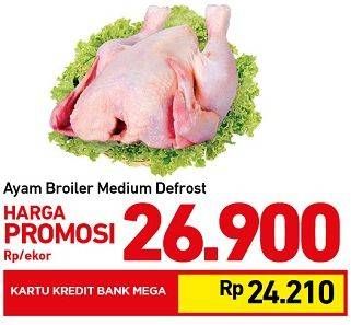 Promo Harga Ayam Broiler Medium Defrost  - Carrefour