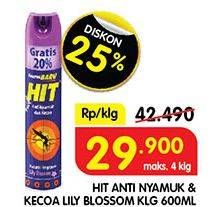 Promo Harga HIT Aerosol Lilly Blossom 675 ml - Superindo