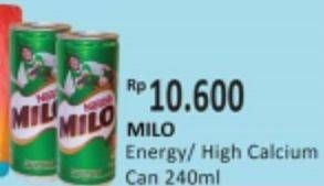 Promo Harga MILO Susu UHT Calcium, Original 240 ml - Alfamidi