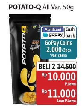 Promo Harga Potato Q Chips All Variants 50 gr - Alfamidi