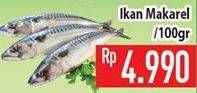 Promo Harga Ikan Makarel per 100 gr - Hypermart