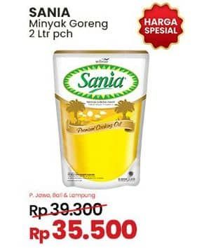 Promo Harga Sania Minyak Goreng 2000 ml - Indomaret