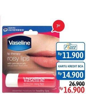 Promo Harga VASELINE Lip Therapy Rose 7 gr - Alfamidi