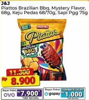 Promo Harga Piattos Snack Kentang Keju Pedas Korea, Mystery, Sapi Panggang 68 gr - Alfamart