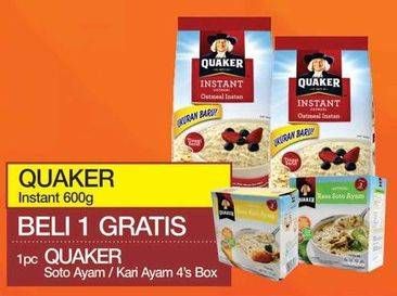 Promo Harga Quaker Oatmeal 600 gr - Yogya