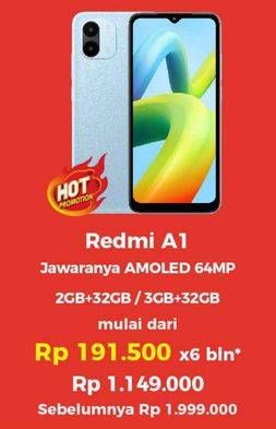 Promo Harga Xiaomi Redmi A1 Smartphone 2GB + 32GB, 3GB + 32GB  - Erafone