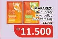 Promo Harga MAKARIZO Hair Energy Fibertherapy Hair & Scalp Creambath Royal Jelly, Aloe Melon 60 gr - Alfamidi