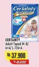 Promo Harga Certainty Adult Diapers M10, L7, L10, M8 7 pcs - Alfamart