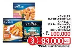 Promo Harga Kanzler Chicken Nugget + Cocktail  - LotteMart