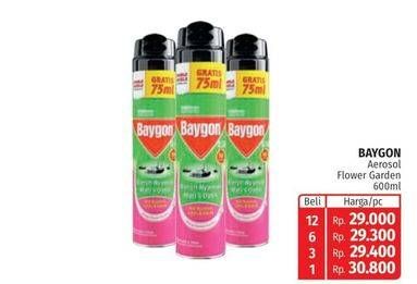 Promo Harga BAYGON Insektisida Spray Flower Garden 600 ml - Lotte Grosir