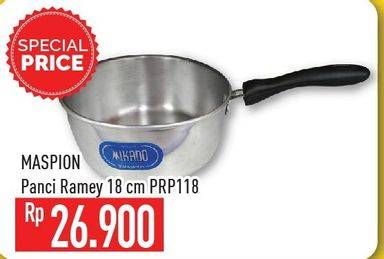 Promo Harga MASPION Panci Ramey PRP118  - Hypermart