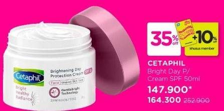 Promo Harga CETAPHIL Bright Healthy Radiance Brightening Cream Day Protection SPF15 50 gr - Watsons