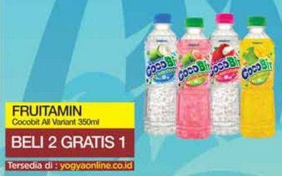Promo Harga Fruitamin Minuman Coco Bit All Variants 350 ml - Yogya
