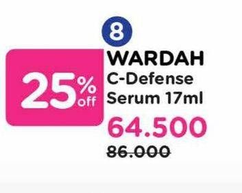 Promo Harga Wardah C Defense Serum 17 ml - Watsons