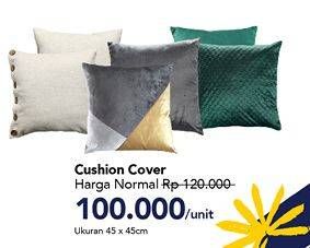 Promo Harga Cushion Cover 45x45cm  - Carrefour