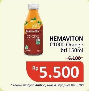 Promo Harga Hemaviton C1000 Orange 150 ml - Alfamidi